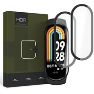 Akcesoria do smartwatchy - Szkło hybrydowe HOFI Hybrid Pro+ do Xiaomi Smart Band 8/8 NFC Czarny - miniaturka - grafika 1