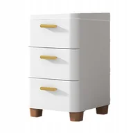 Szafki łazienkowe - BIAŁA SZAFKA Z SZUFLADAMI ŁAZIENKOWA 3 SZUFLADY WYSOKA 30cm RG22 - miniaturka - grafika 1