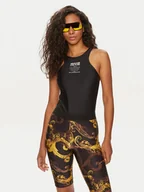 Body - Versace Jeans Couture Body 76HAM231 Czarny Slim Fit - miniaturka - grafika 1