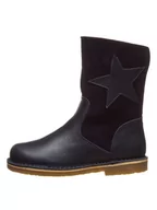 Kozaki damskie - Kmins Skórzane kozaki w kolorze granatowym - miniaturka - grafika 1