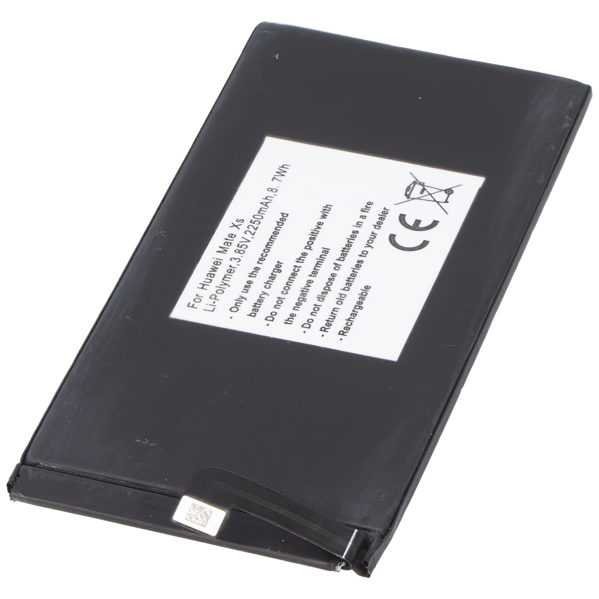 Bateria odpowiednia dla Huawei Mate Xs, Li-Polymer, 3.85V, 2250mAh, 8.7Wh, wbudowana, bez narzędzi