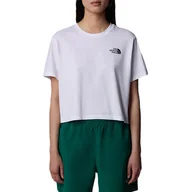 Koszulki sportowe damskie - Koszulka sportowa damska The North Face Simple Dome Cropped - miniaturka - grafika 1