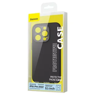 Zestaw ochronny Baseus Liquid Silica etui magnetyczne i szkło hartowane do iPhone 14 Pro (czarny) - Etui i futerały do telefonów - miniaturka - grafika 6