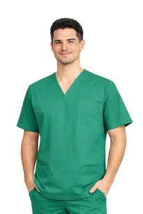 Bluza medyczna chirurgiczna męska 100% bawełna zielona roz. XL - Bluzy męskie Bluza medyczna chirurgiczna męska 100% bawełna zielona roz. XL - Bluzy męskie - miniaturka - grafika 1