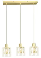 Lampy sufitowe - Lampa wisząca Elmo 3 x E14 złota - miniaturka - grafika 1