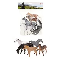 Figurki dla dzieci - ToiToys Zestaw 5 figurek koni Animal World - miniaturka - grafika 1