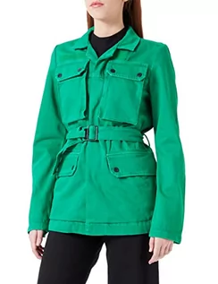 Kurtki damskie - G-STAR RAW Damska kurtka dżinsowa w stylu lat 70., zielona (Jolly Green gd D300-D828), L, zielony (Jolly Green Gd D300-d828), L - grafika 1
