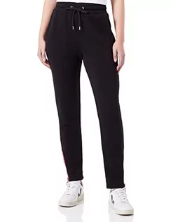 Spodnie damskie - Love Moschino Damskie spodnie do biegania, o regularnym kroju, czarne, 42, Czarny, 68 - grafika 1