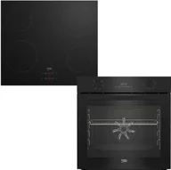 Zestawy AGD - Zestaw AGD do zabudowy Beko Piekarnik BBIE17300B + Płyta indukcyjna HII 64401 MT - miniaturka - grafika 1