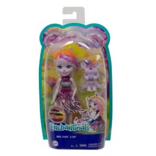 Mattel Enchantimals Lalka Zadie Zebra nowość - Lalki dla dziewczynek - miniaturka - grafika 2