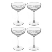 Kieliszki - Secret De Gourmet Kieliszki do szampana płaskie, 4 sztuki, 250 ml - miniaturka - grafika 1