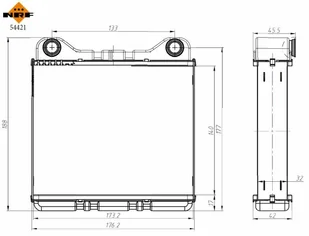 HEAT EXCHANGER, INTERIOR HEATING AUDI A8 94- - Układ chłodzenia - akcesoria - miniaturka - grafika 1