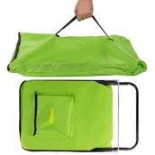 Leżaki ogrodowe - Leżak turystyczny składany siedzisko fotel przenośny składany leżak biwakowy ogrodowy WMC - miniaturka - grafika 1