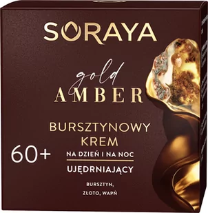 Soraya Gold Amber 60+ bursztynowy krem ujędrniający na dzień i na noc 50ml 109302-uniw - Kremy do twarzy - miniaturka - grafika 1