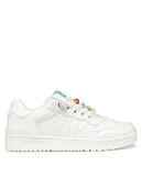 Buty dla dziewczynek - Geox Sneakersy J Washiba Girl J45HXD 000BC C0653 S Biały - miniaturka - grafika 1