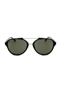 Okulary przeciwsłoneczne - Calvin Klein okulary przeciwsłoneczne kolor zielony - grafika 1