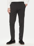 Spodnie męskie - KARL LAGERFELD Chinosy 255002 552042 Czarny Slim Fit - miniaturka - grafika 1