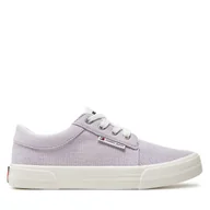 Trampki damskie - Tenisówki Tommy Jeans Tjw Vulc Skate Derby EN0EN02494 Fioletowy - miniaturka - grafika 1
