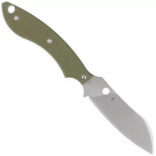 Nóż Spyderco Stok Drop Point Olive Drab G10, Satin 8Cr13MoV by Sjoerd Stok (FB50GOD) - Noże - miniaturka - grafika 3