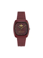 Zegarki męskie - adidas Originals Zegarek Retro Wave OneAOSY24028 Bordowy - miniaturka - grafika 1
