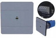 Akcesoria do oświetlenia - Laserowy Czujnik Ruchu Odległośc F&f DRL-60-12 Srebrny Satyna - miniaturka - grafika 1