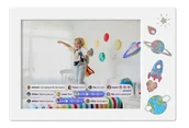 Ramki cyfrowe do zdjęć - myFirst Doodle cyfrowa ramka na zdjęcia Biały 22,9 cm (9") Ekran dotykowy Wi-Fi - miniaturka - grafika 1