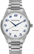 Zegarki męskie - Zegarek męski PACIFIC-stalowy-szkło SZAFIR- BMB-1102-02 - miniaturka - grafika 1