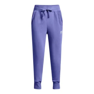 Spodnie dresowe dziewczęce Under Armour Rival Fleece LU Joggers - Spodnie i spodenki dla dziewczynek - miniaturka - grafika 1