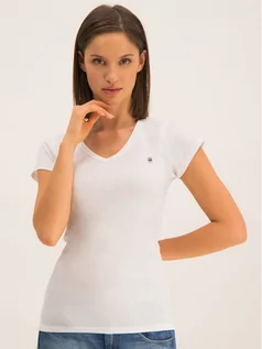 Koszulki i topy damskie - G-Star Raw T-Shirt D04434-2757-110 Biały Slim Fit - grafika 1