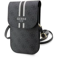 Etui i futerały do telefonów - Etui na komórkę Guess PU 4G Printed Stripes Phone Bag (GUWBP4RPSK) Czarne - miniaturka - grafika 1