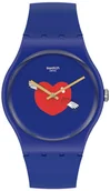 Zegarki damskie - Zegarek Swatch SO29Z701 HEART IN BLUE BY SWATCH - - miniaturka - grafika 1