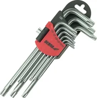Klucze i nasadki - Dedra Klucze torx długie T10-T50 zestaw 9szt, CRV - miniaturka - grafika 1
