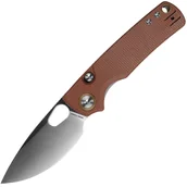 Scyzoryki - Vosteed Porcupine 14C28N Satin Brown Micarta A2604 - miniaturka - grafika 1