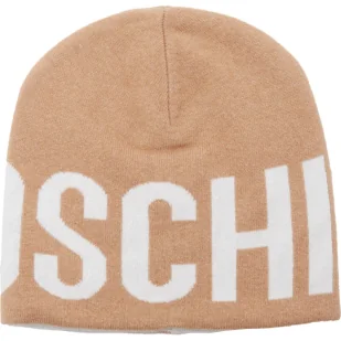 Moschino Dwustronna czapka | z dodatkiem wełny i kaszmiru - Czapki damskie - miniaturka - grafika 1