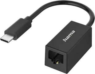 Hama Network Adapter USB-C - LAN melna - Adapteris 00300023 - Karty sieciowe - miniaturka - grafika 1