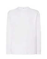 Odzież medyczna - Koszulka t-shirt medyczna  biała Męska rękaw długi XXL - miniaturka - grafika 1