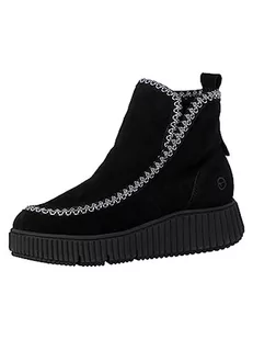 Tamaris Damskie 1-1-26865-41 modne kozaki, czarne, 37 EU, czarny, 37 EU - Kozaki damskie - miniaturka - grafika 1