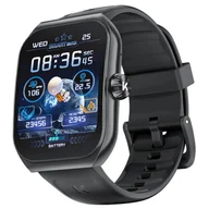 Smartwatch - Kumi Smartwatch KU7 1.96 cala 250 mAh czarny - miniaturka - grafika 1