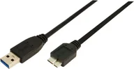 Kable USB - Kabel USB LogiLink USB-A - micro-B 1 m Czarny (CU0026) - miniaturka - grafika 1