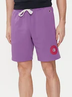 Spodenki męskie - Champion Szorty sportowe 219850 Fioletowy Comfort Fit - miniaturka - grafika 1