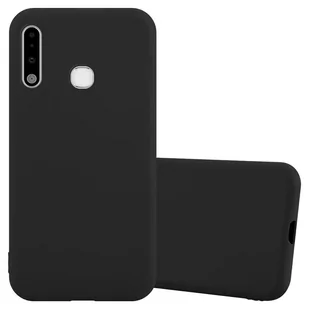 Pokrowiec Do Samsung Galaxy A70e Etui w CANDY CZARNY TPU Silikon Obudowa Case Cover Ochronny Plecki Cadorabo - Etui i futerały do telefonów - miniaturka - grafika 1