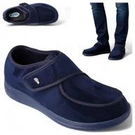 Półbuty męskie - Buty Męskie Profilaktyczne Zdrowotne Półbuty Wygodne Granatowe Dr Orto 46 - miniaturka - grafika 1