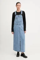 Sukienki - G-Star sukienka jeansowa kolor niebieski maxi prosta D27734.D536 - miniaturka - grafika 1