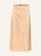 Spódnice - Marc Cain Spódnica Satynowa beige - miniaturka - grafika 1