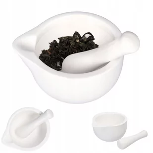 Moździerz kuchenny z tłuczkiem porcelanowy 10cm - Pozostałe akcesoria kuchenne Moździerz kuchenny z tłuczkiem porcelanowy 10cm - Pozostałe akcesoria kuchenne - miniaturka - grafika 1