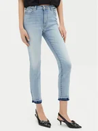 Spodnie damskie - PINKO Jeansy Sabrina 100169 Niebieski Skinny Fit - miniaturka - grafika 1