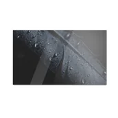 Deski do krojenia - Szklana deska do krojenia HOMEPRINT Czarne pióro ptaka 60x52 cm - miniaturka - grafika 1