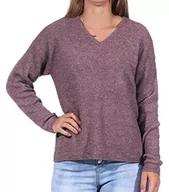 Swetry damskie - Only Onlcamilla dekolt L/S pulower KNT Noos sweter damski, Kolor brązowy różowy: Mieszany, XS - miniaturka - grafika 1