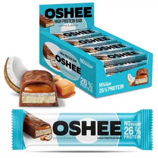 12x Baton proteinowy Oshee kokos i karmel 48g - Batony proteinowe - miniaturka - grafika 1