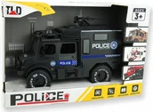 Samochody i pojazdy dla dzieci - Dromader Ciężarówka policyjna św/dźw pudełko 1351869 18695 - miniaturka - grafika 1